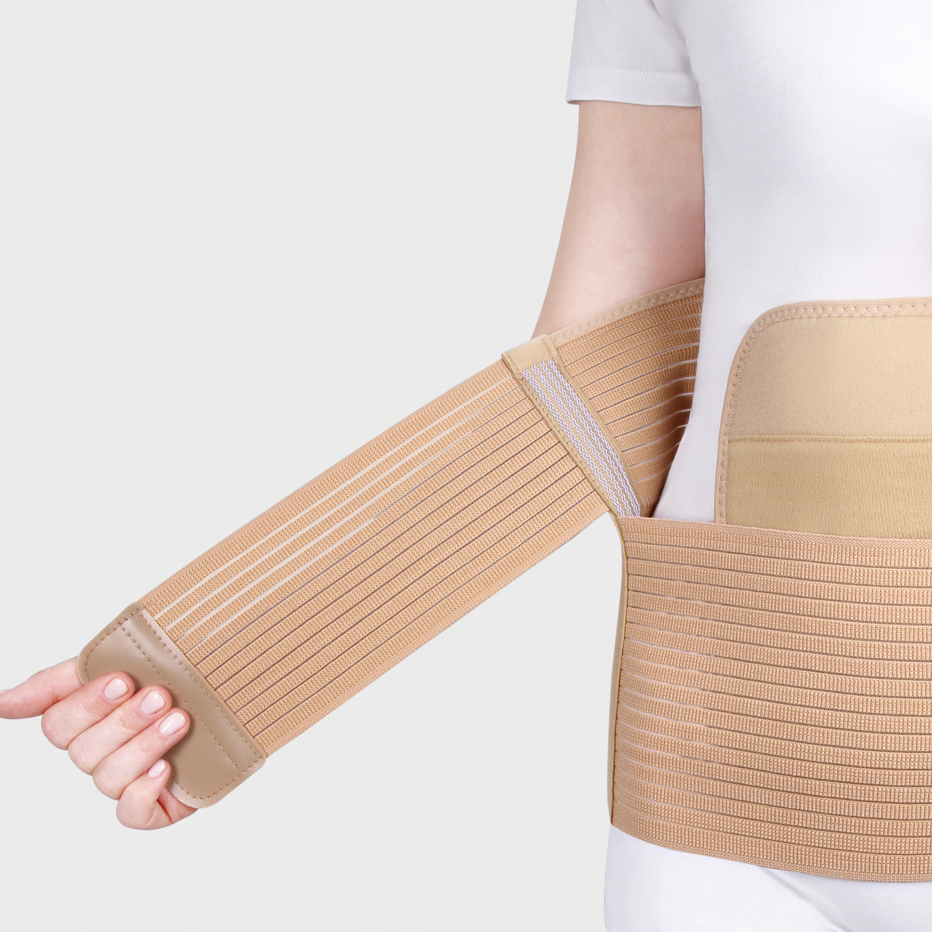 Vendaje abdominal. Altura 25 cm. ПО-25P/2