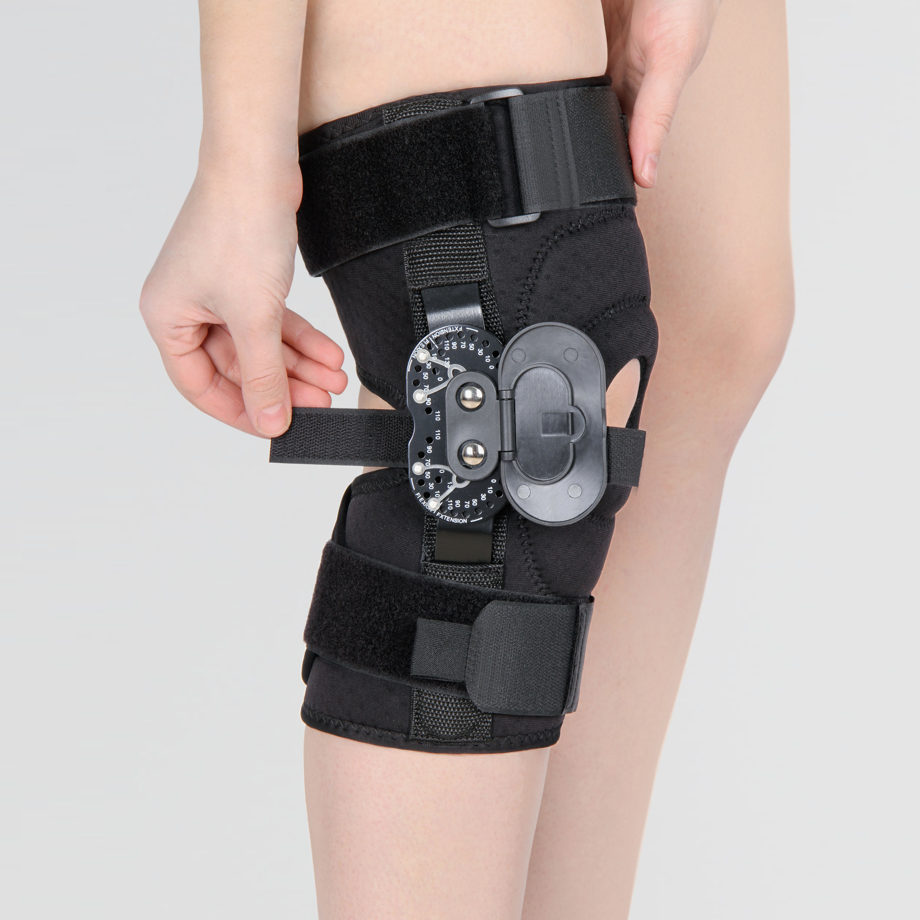Soporte para la articulación de la rodilla con regulador de ángulo de flexión KS-RPA