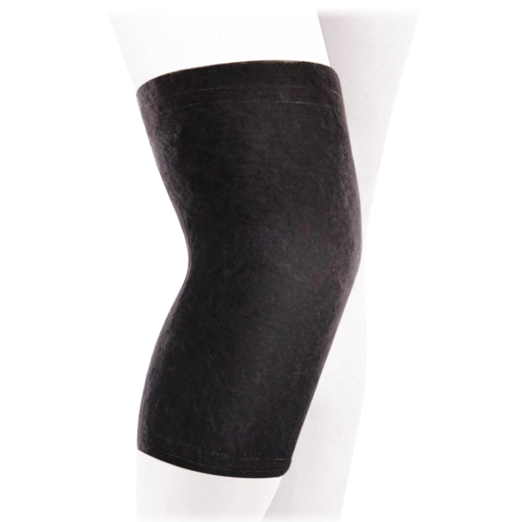 Vendaje en la articulación de la rodilla que calienta. Pelo de perro ККС-Т2