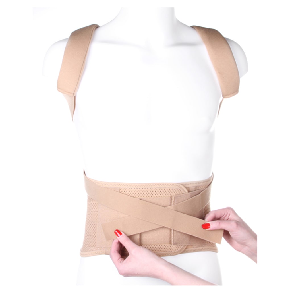 Corsé ortopédico (reclinador) reforzado para los adultos QC-02 КК-02