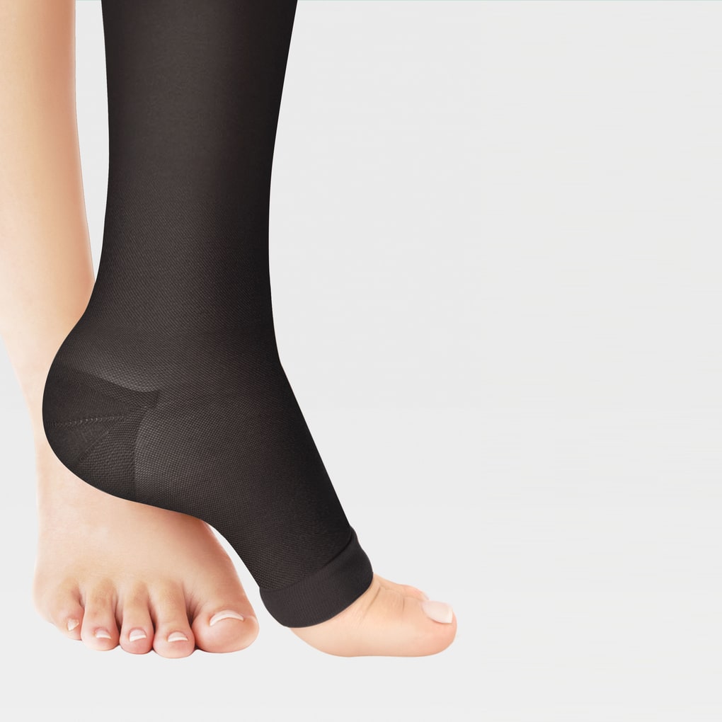 Calcetines hasta la rodilla con punta abierta ID-210