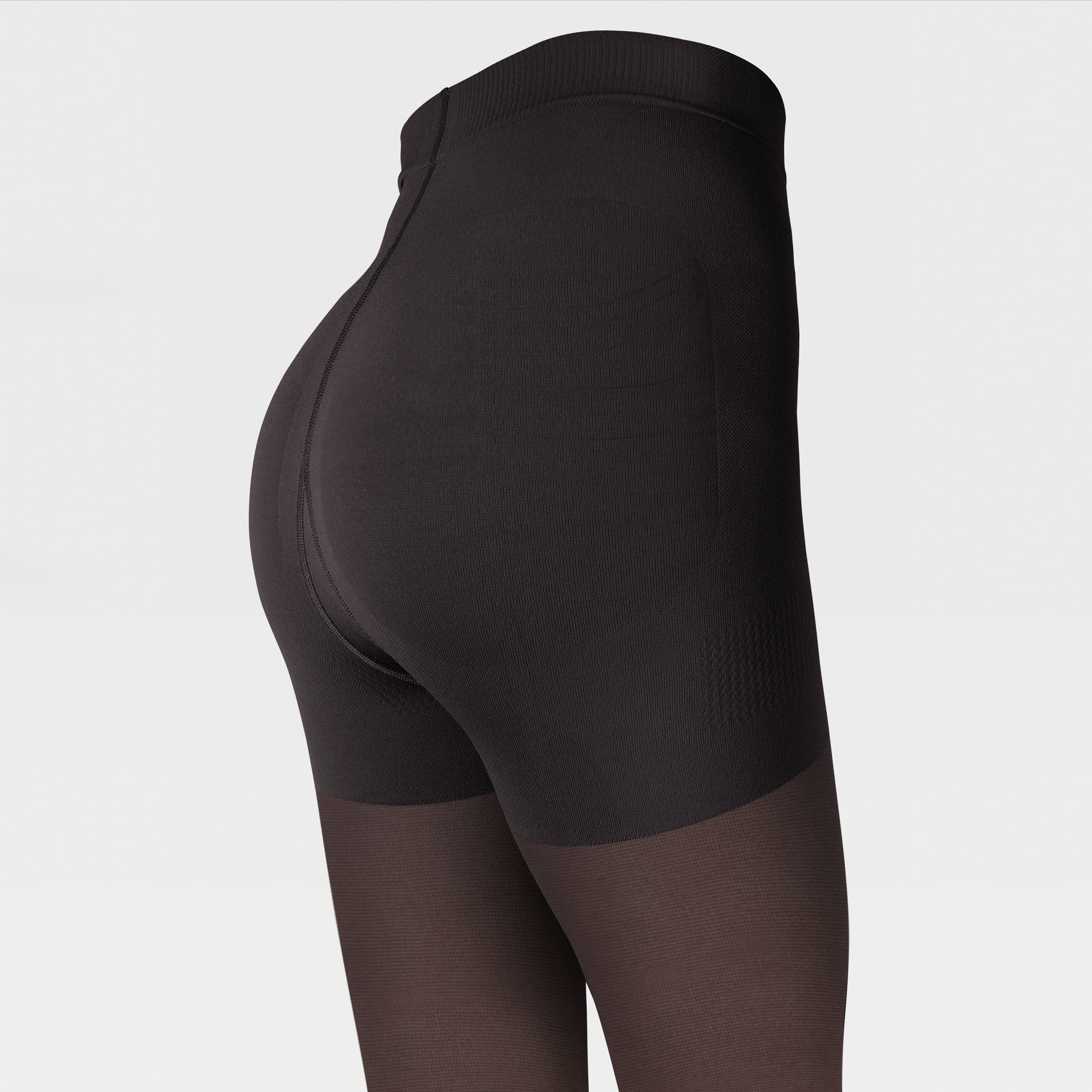 Medias de punta cerrada transparente translúcido para mujer ID-100T