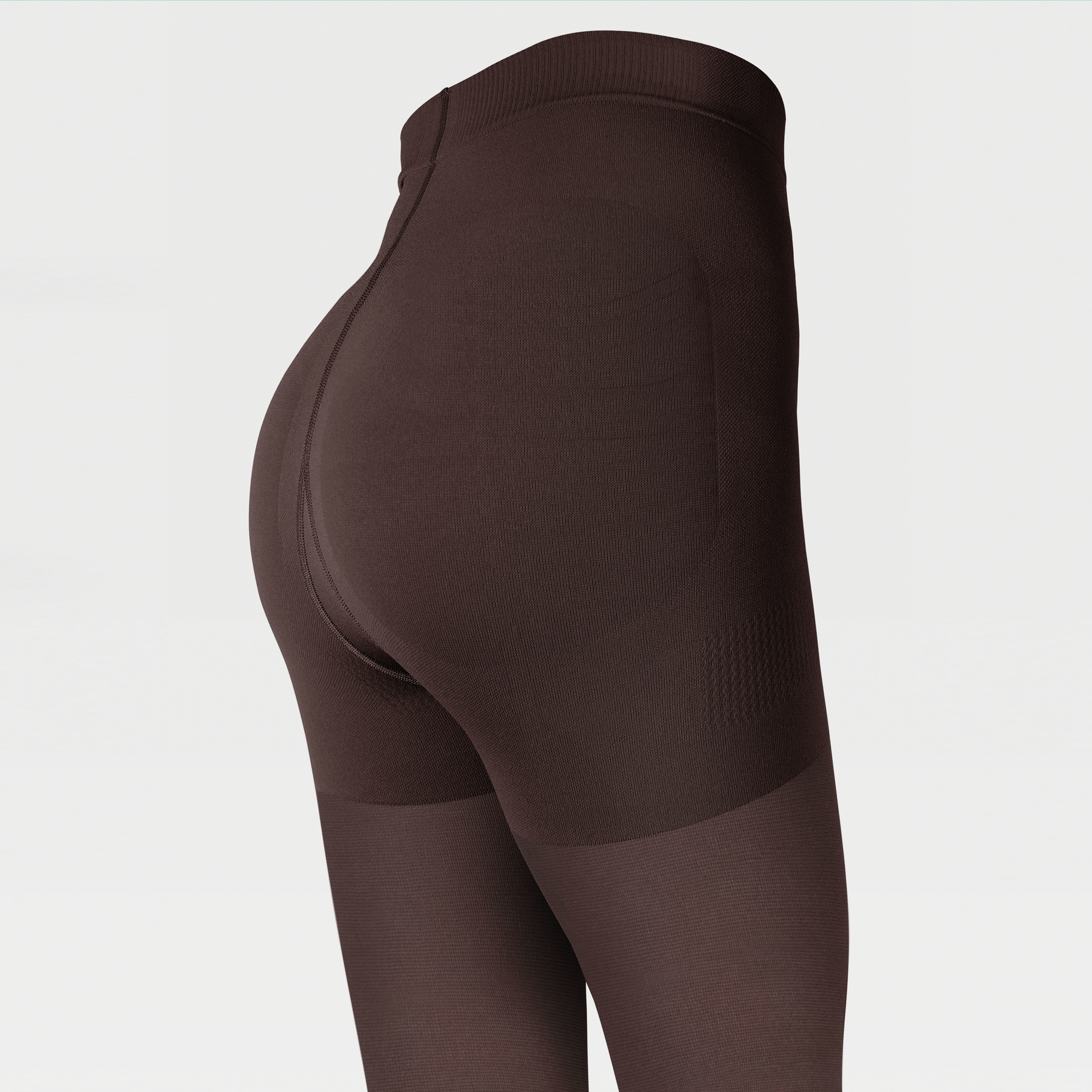 Medias de punta cerrada transparente translúcido para mujer ID-100T