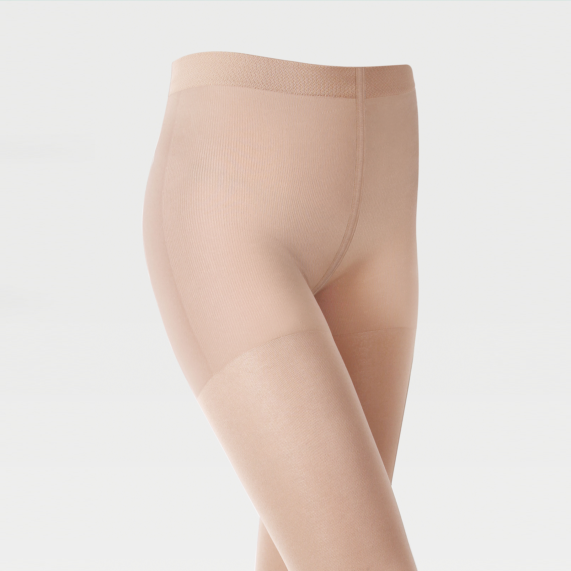Medias de punta cerrada transparente translúcido para mujer ID-100T