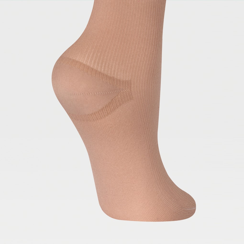 Calcetines hasta la rodilla de viaje con punta cerrada ID-235