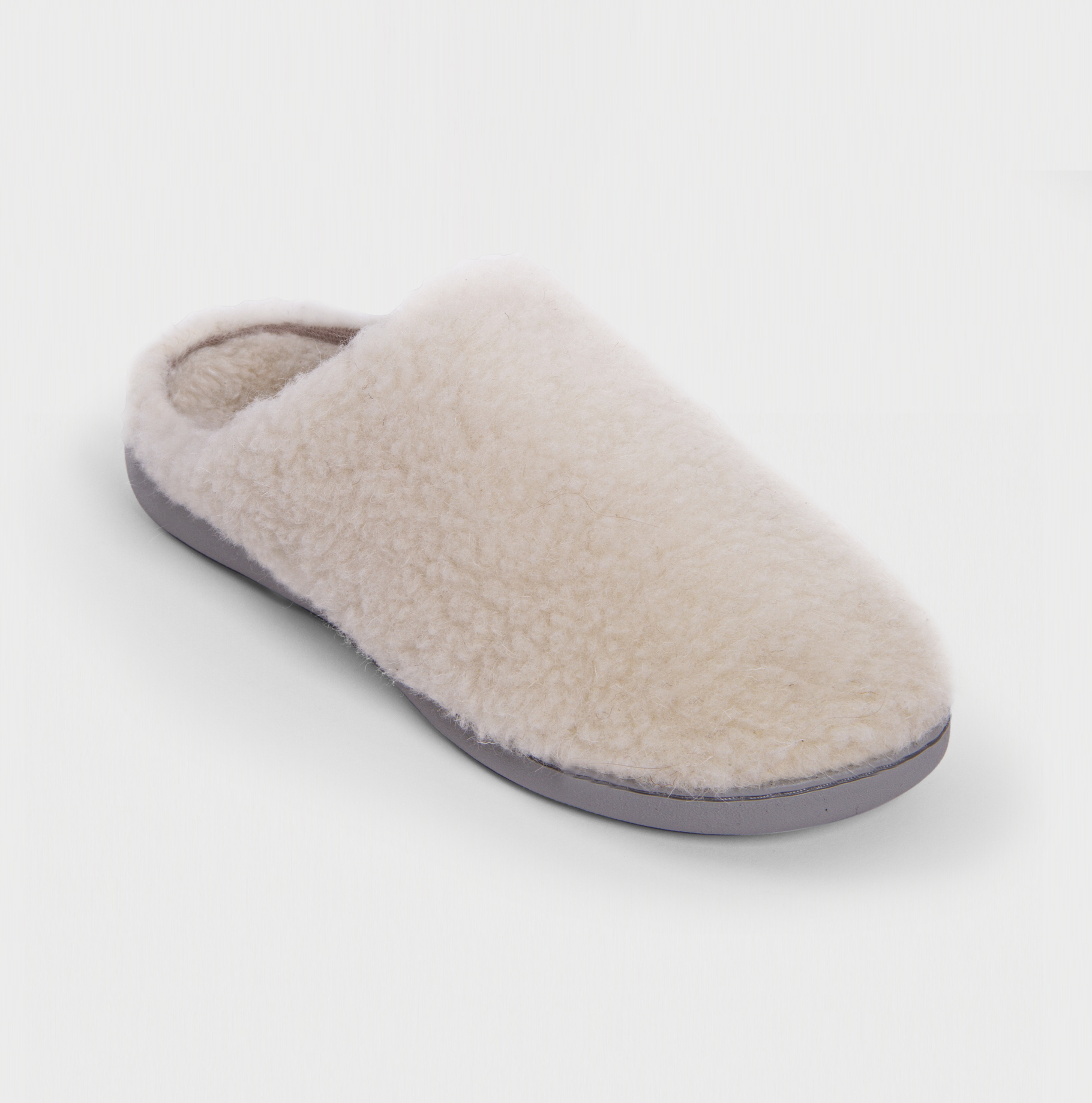 Zapatos ortopédicos para el hogar, lana natural LM-803.001