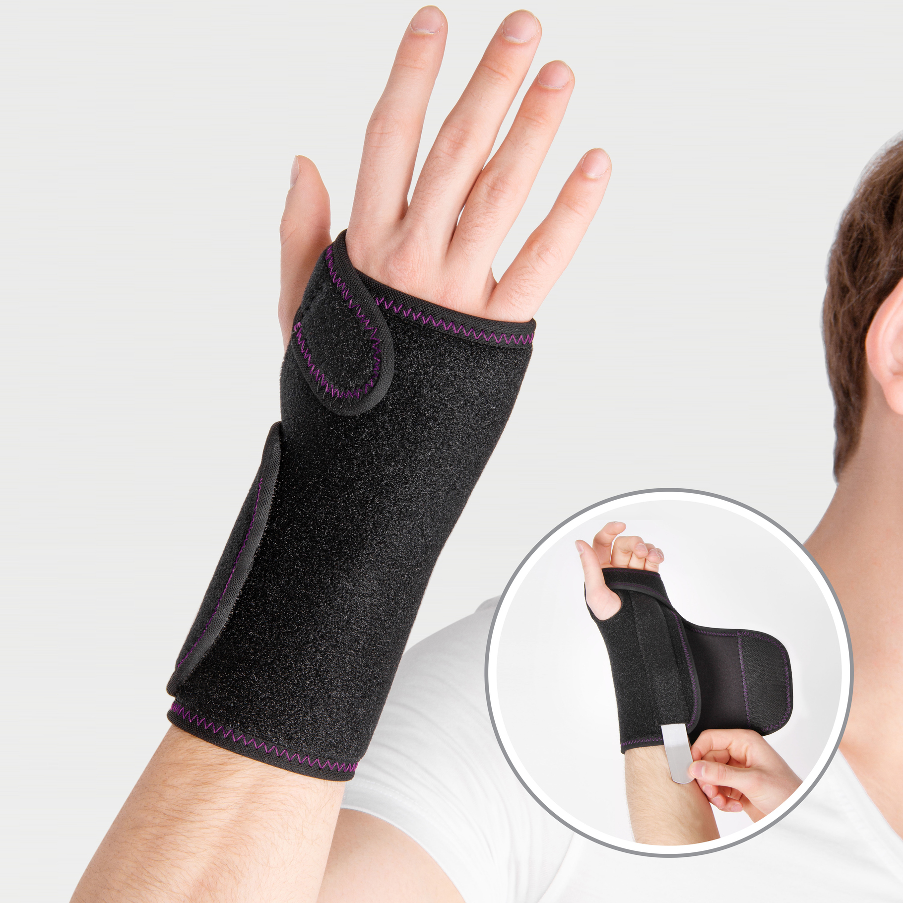 Vendaje en la articulación de la muñeca sin fijación del pulgar WS-LTU